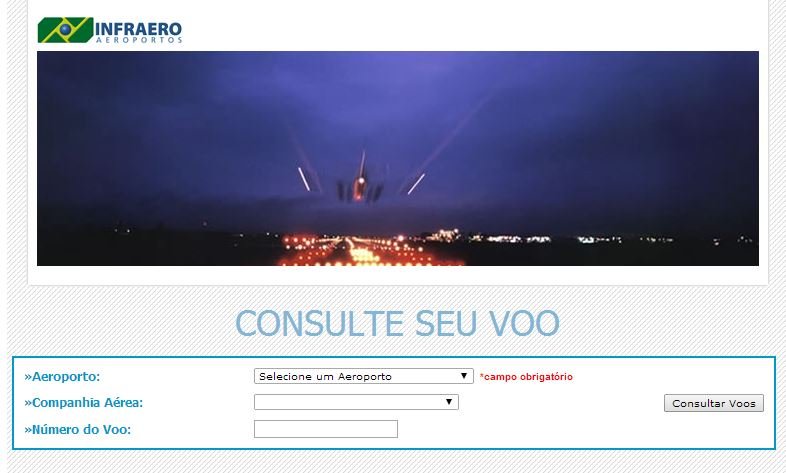 Aeroportos BA - Consulta de Vôos Online - Bahia