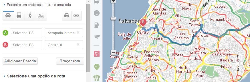 Traçar Rota - GPS ONLINE Bahia